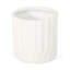 Jardinière antique blanche - panier de jardin en oxyde de magnésium pour plantes, 13,08 po Profondeur, largeur, hauteur, 9,32 lb