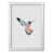 White Grain Frame