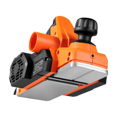 Electric Hand Planer, 3-1/4-Inch Cut Width, 7-Amp 16800 RPM Corded Power Handheld Planer for Wood, with Adjustable Cut Depth, 2 Blades, for Woodworkin