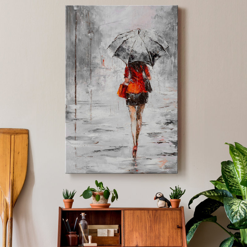 City shopping IV, reproduction d’art sur toile tendue, H 48 po x l 32 po x P 1 po