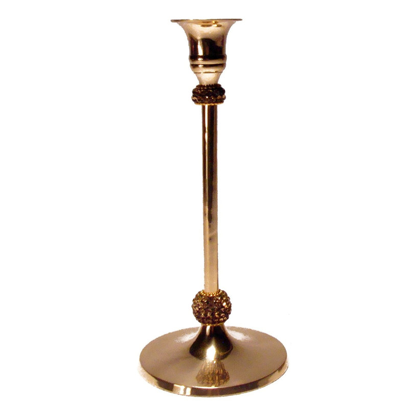 Chandelle conique en métal, H 8,5 po x l 2 po x P 2 po