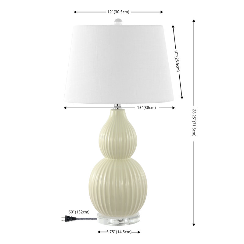 Huggard Table Lamp, Light Olive