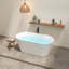 Baignoire de trempage en acrylique autoportante L 59 po x l 29 po Shangri-la
