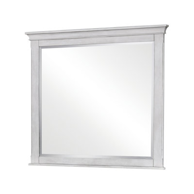 Miroir rectangulaire pour commode en bois