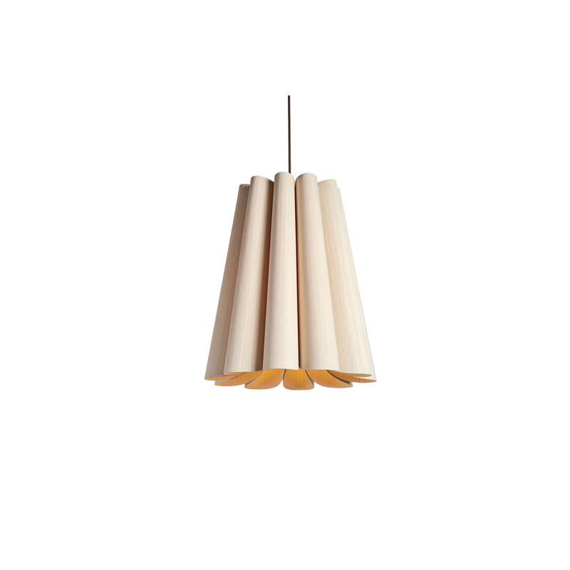 Luminaire suspendu 1 lumière Olivia, Cendres