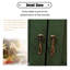 Vert massif + vitrines en bois manufacturé