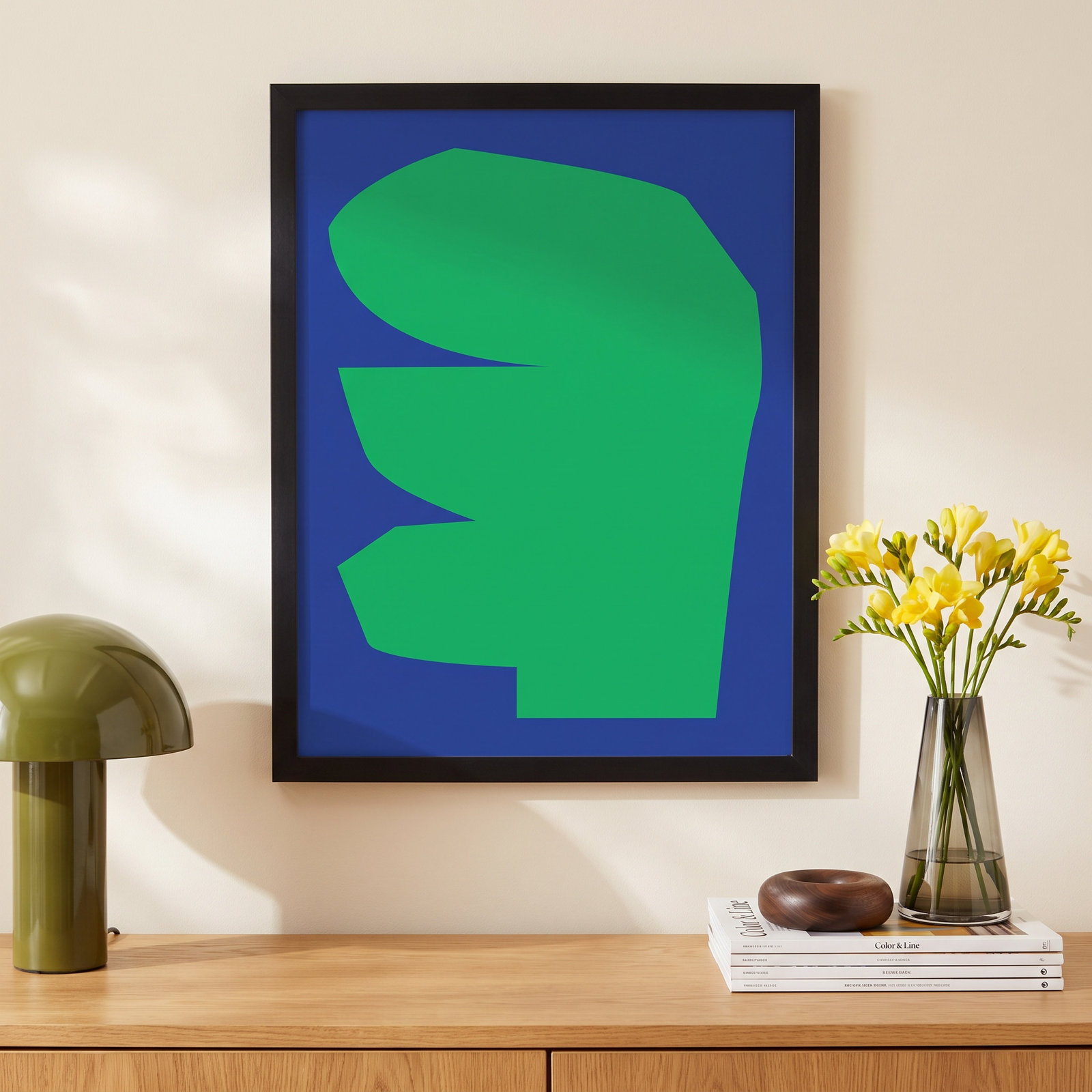 Reynard "Process 1" Print by Michael Kempen, 16" W x 20" H, Black Framed