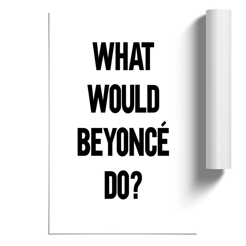 Beyonce - Frameless Print, 59cm H x 42cm W x 0.1cm D