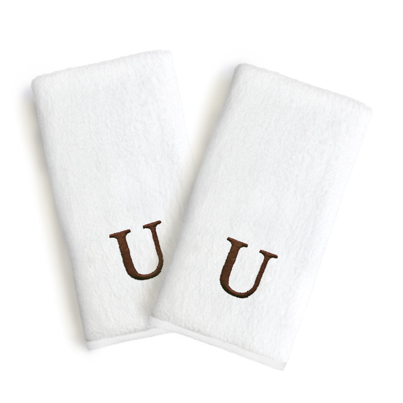 Soft Twist Hand Towel, Letter: U