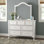 Commode double l 7 po avec miroir Ersin
