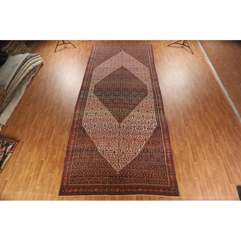 Tapis traditionnel avant teinture végétale pré-1900 8 x 20