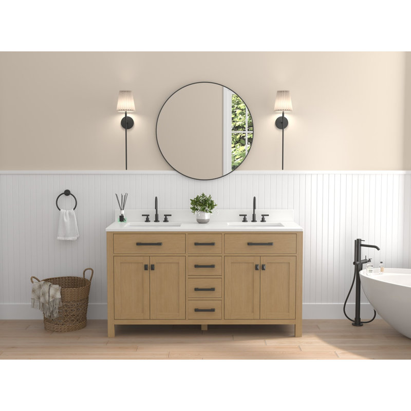 Ensemble de meuble-lavabo double 60 po Rella