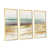 Toile naturelle avec cadre flottant