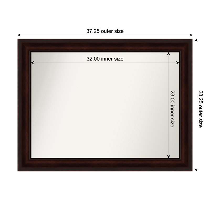 Miroir mural Nathian, 28,25 po x 37,25 po
