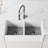 Edison 19" H 1-handle Pull-Down 2-Function Sprayer Kitchen Faucet-28294597-4032879