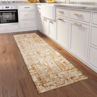 Maamar Chenille Abstract Indoor / Outdoor Rug