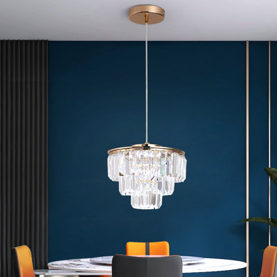 1 - Light Crystal LED Chandelier