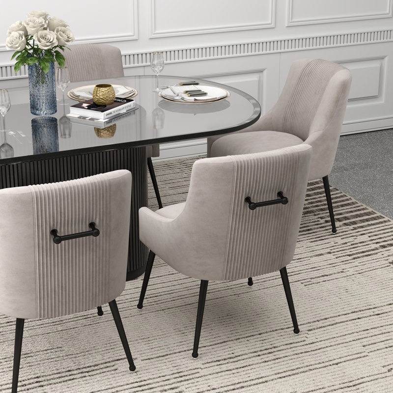 Chaise d'appoint Dinnington, Gris