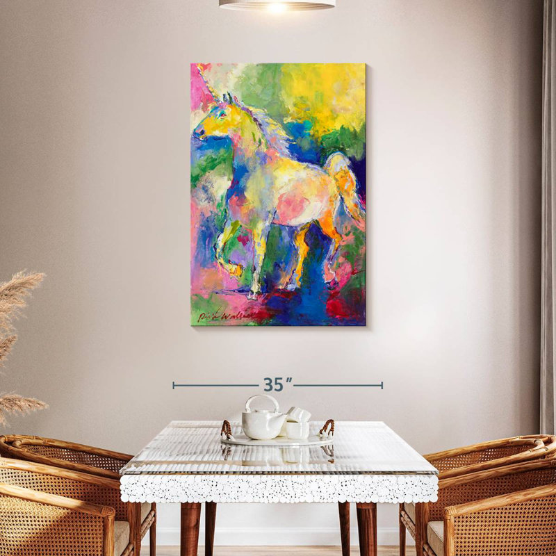 Kelan Unicorn Painting, 45" H x 30" W