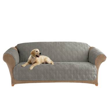 Molly Mutt I'm A Realist Dog & Cat Couch Cover, Grey, Medium