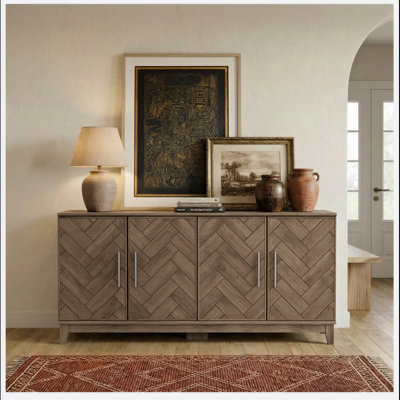 Hawthorne 62.9" TV Stand with 4 Doors for TVs up to 70"