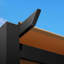 3m x 3m Aluminium Pergola-1097660397