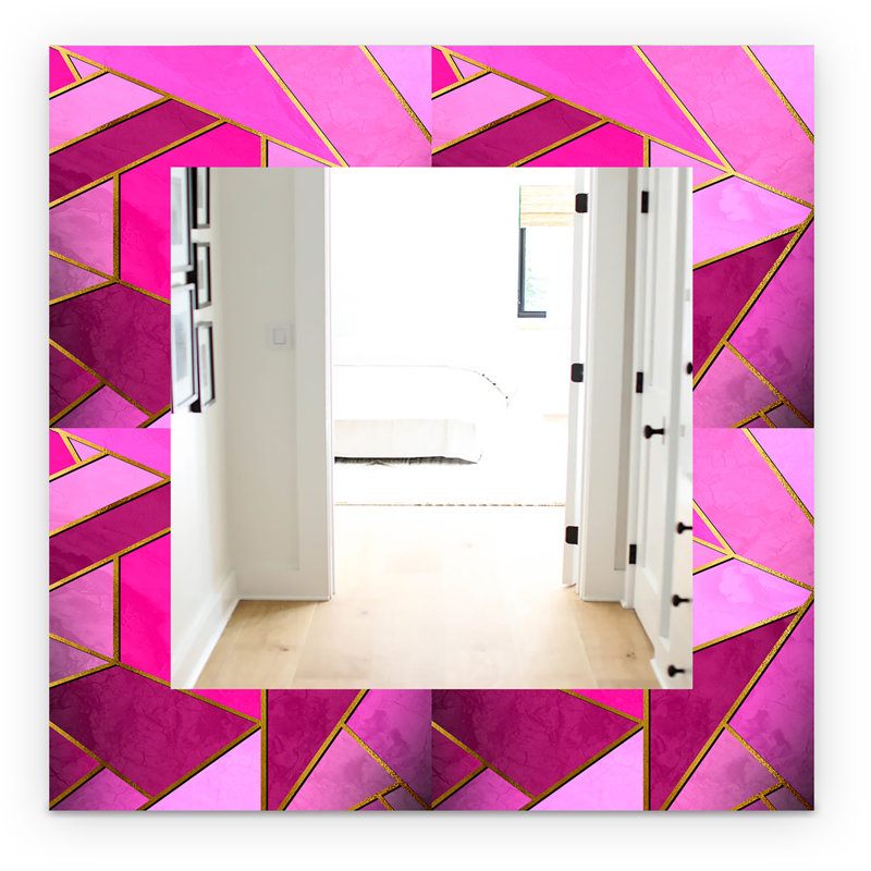Miroir de salle de bain Capital, H 24 po x l 32 po, Mauve
