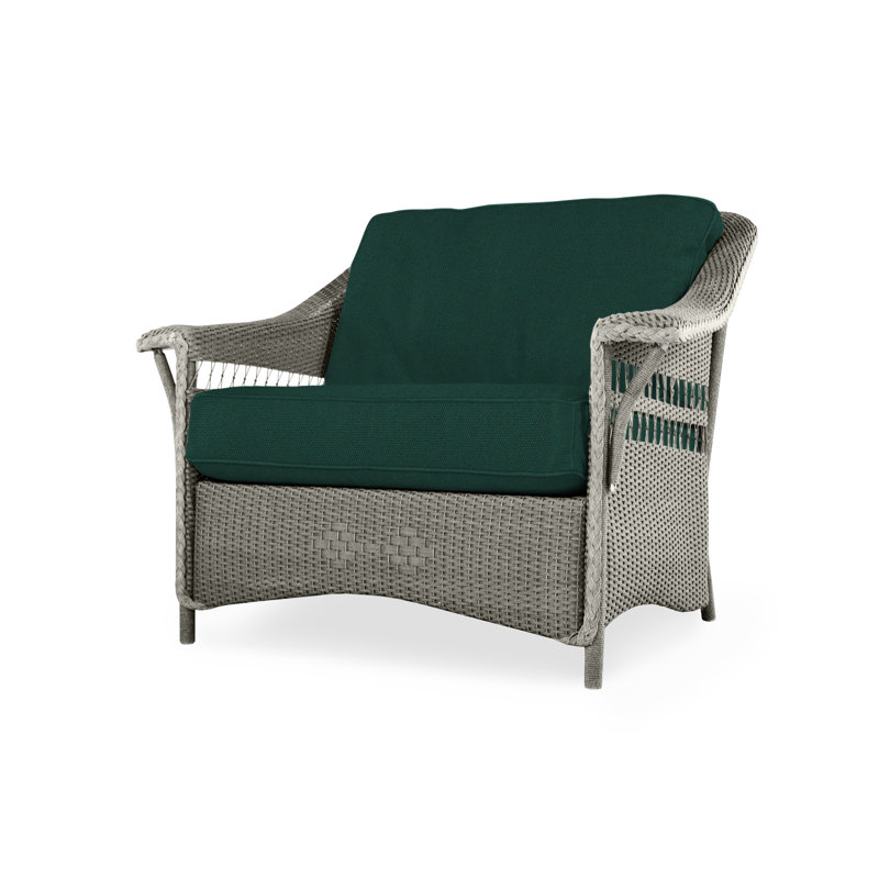 Nantucket Outdoor Lounge Chair, Luna Mist, Pewter