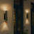 Tuboro 2-Light Outdoor Industrial Cylinder Wall Sconce with Waterproof Glass-401544384