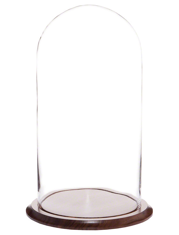 Vucciria Glass Display Dome Cloche, No Base, 23" H x 11.75" W x 11.75" D