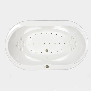 73'' x 43'' Drop-In Air Acrylic Bathtub
