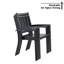 Fauteuil de salle à manger empilable Alyah