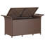 Garden Bench with Cushion Poly Rattan-212513036