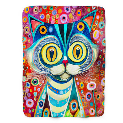 Couverture 1 pièce Kaleidoscope Kitty