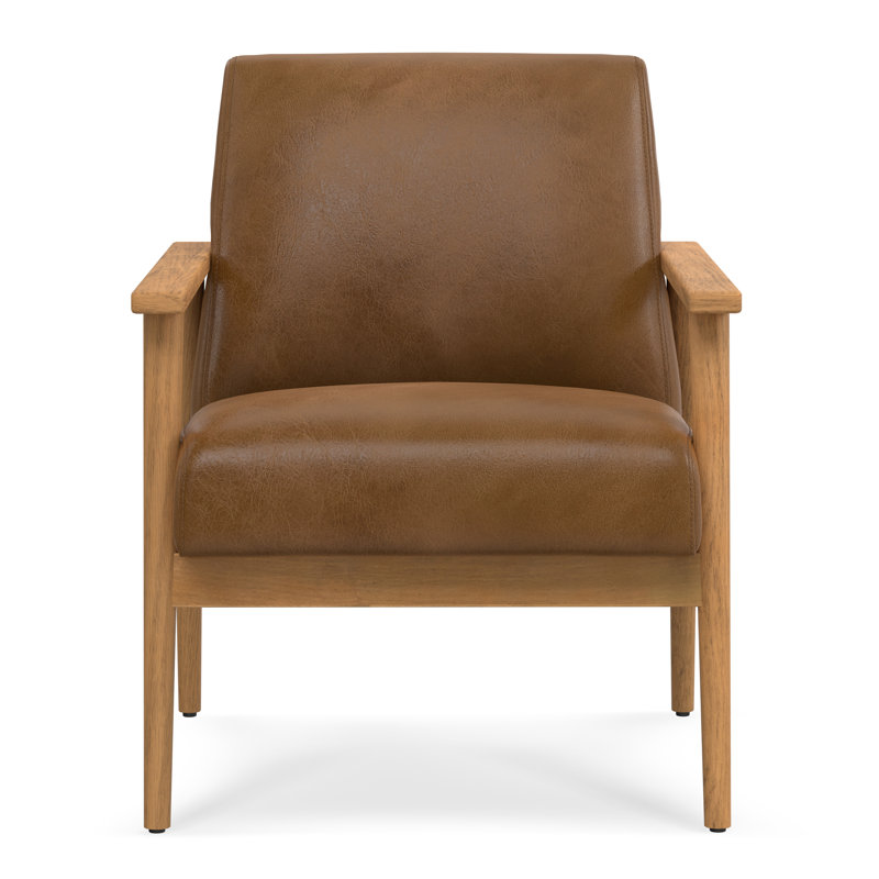 Fauteuil d'appoint en cuir Paloma Genunine