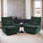 Upholstered Power Recliner-1524611133