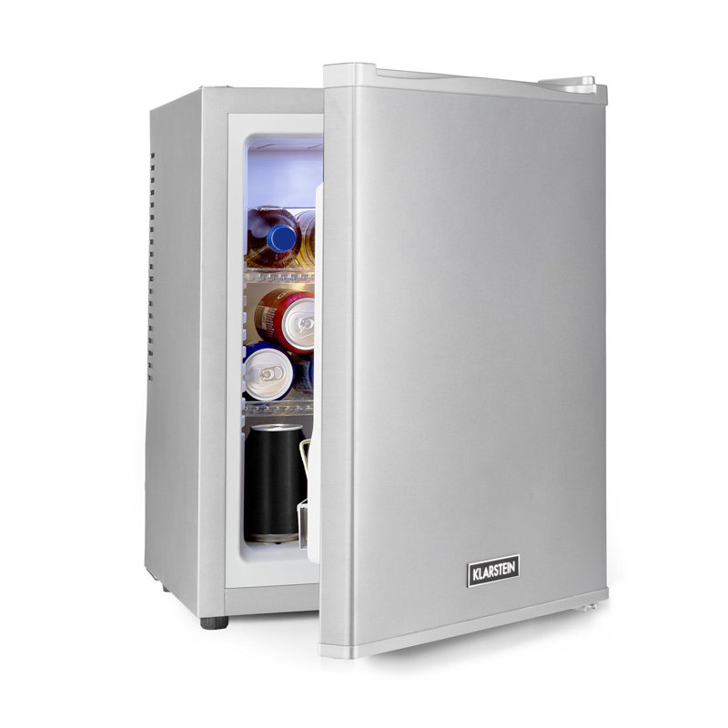 Klarstein 32m³ L Freestanding Mini Fridge, Silver