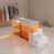 Argent / orange