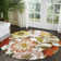 Floral Hand Woven Area Rug