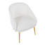 Chaise avec accoudoirs en velours Sutton-1001593172
