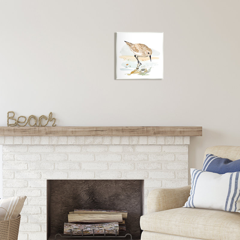 «Sandpiper Sandor» par Victoria Barnes, H 12 po x l 12 po x P 0,5 po