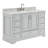 55'' Single Bathroom Vanity with Carrara Marble Top-93359330