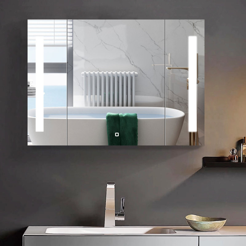 Miroir fixe pour armoire à pharmacie l 36 po H 26 po