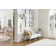 Adie Damask Ivory/Gold Area Rug