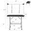 Table de toilettage professionnelle pour chien avec support réglable-116489667-116489669