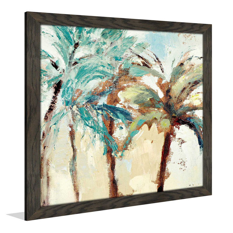 «Bright Island Morning II», reproduction de peinture à l'acrylique encadrée, H 37,5 po x l 37,5 po x P 1 po
