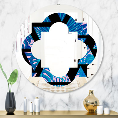 Miroir mural éclectique Quatrefoil