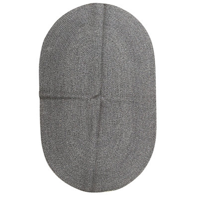 Tapis gris noué à la main de haute qualité