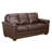Cassius 88" Genuine Leather Square Arm Sofa