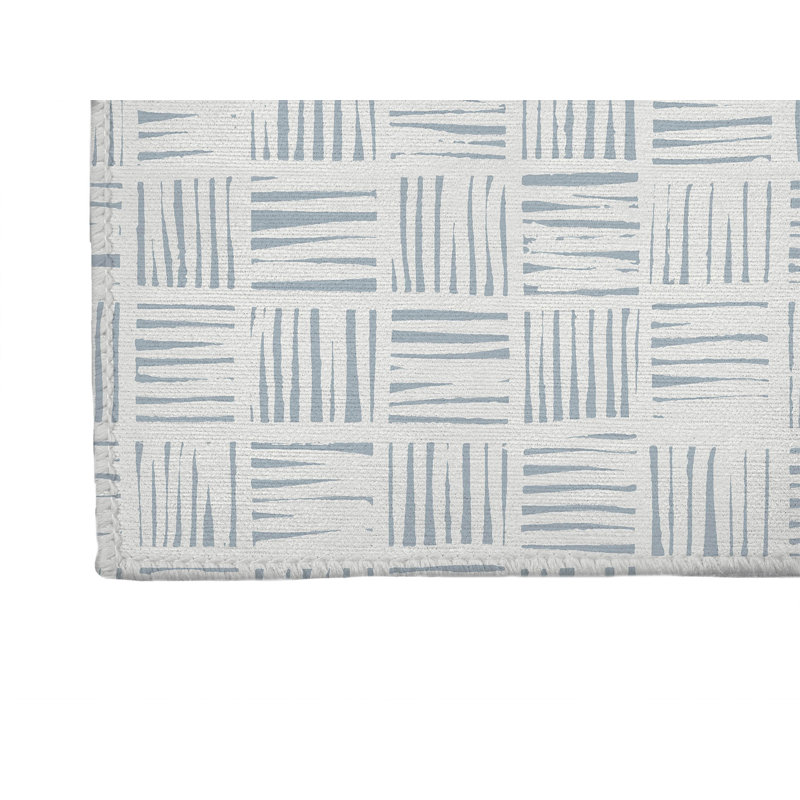 Tapis d'extérieur antidérapant Lash, Tapis de couloir 2 pi 6 po x 8 pi